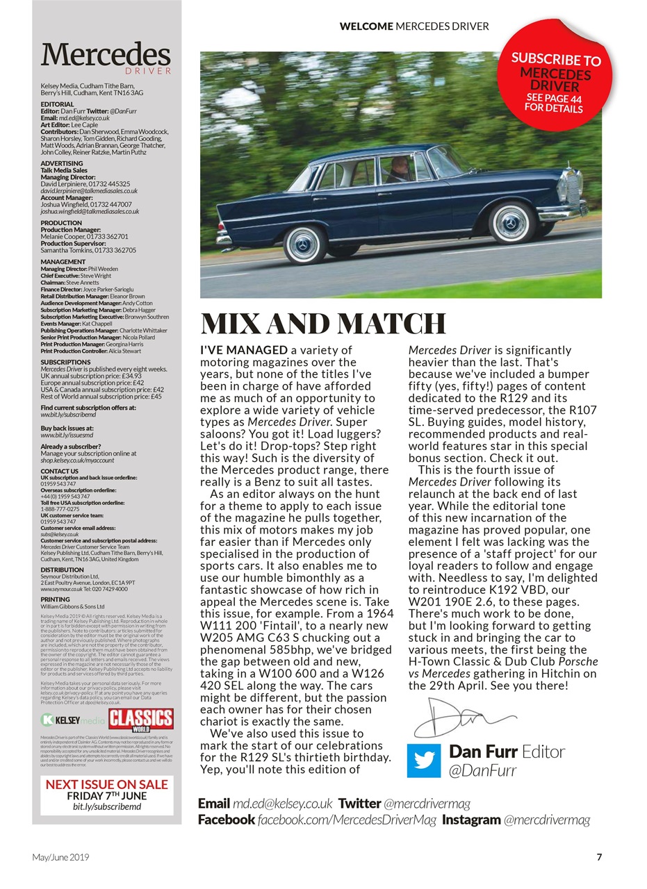 Mercedes Driver Magazine Preview Pages