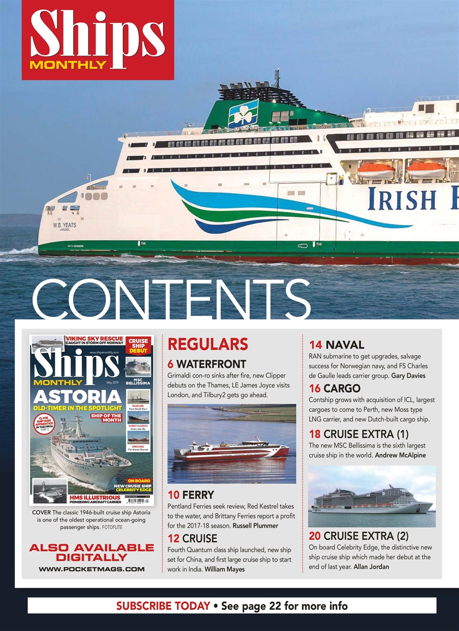 Ships Monthly Preview Pages