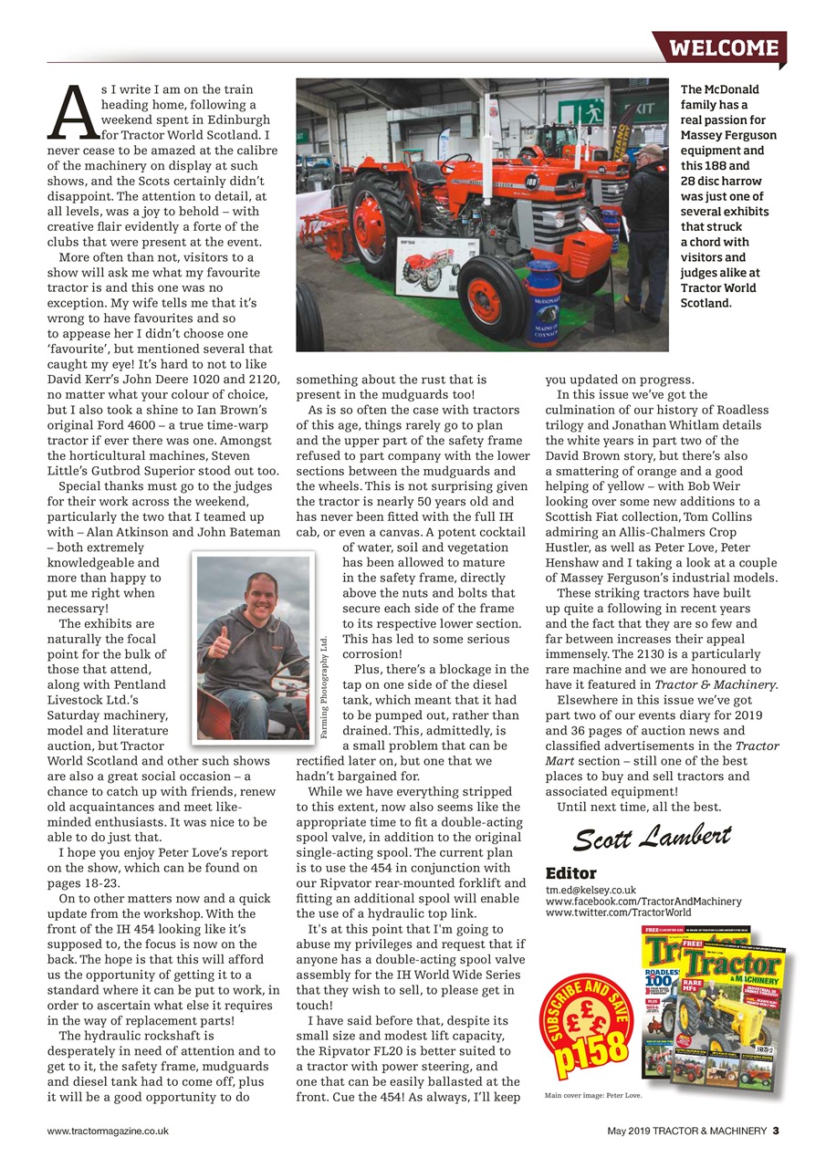 Tractor & Machinery Preview Pages