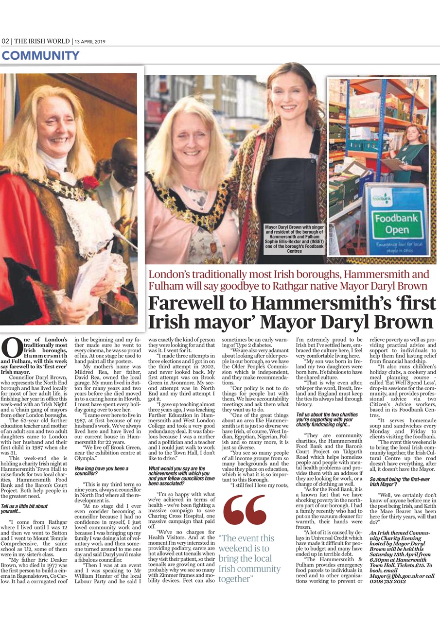 Irish World Preview Pages