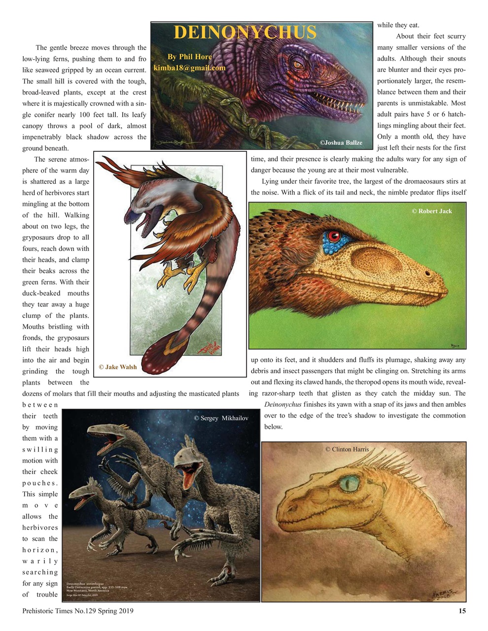 Prehistoric Times Preview Pages