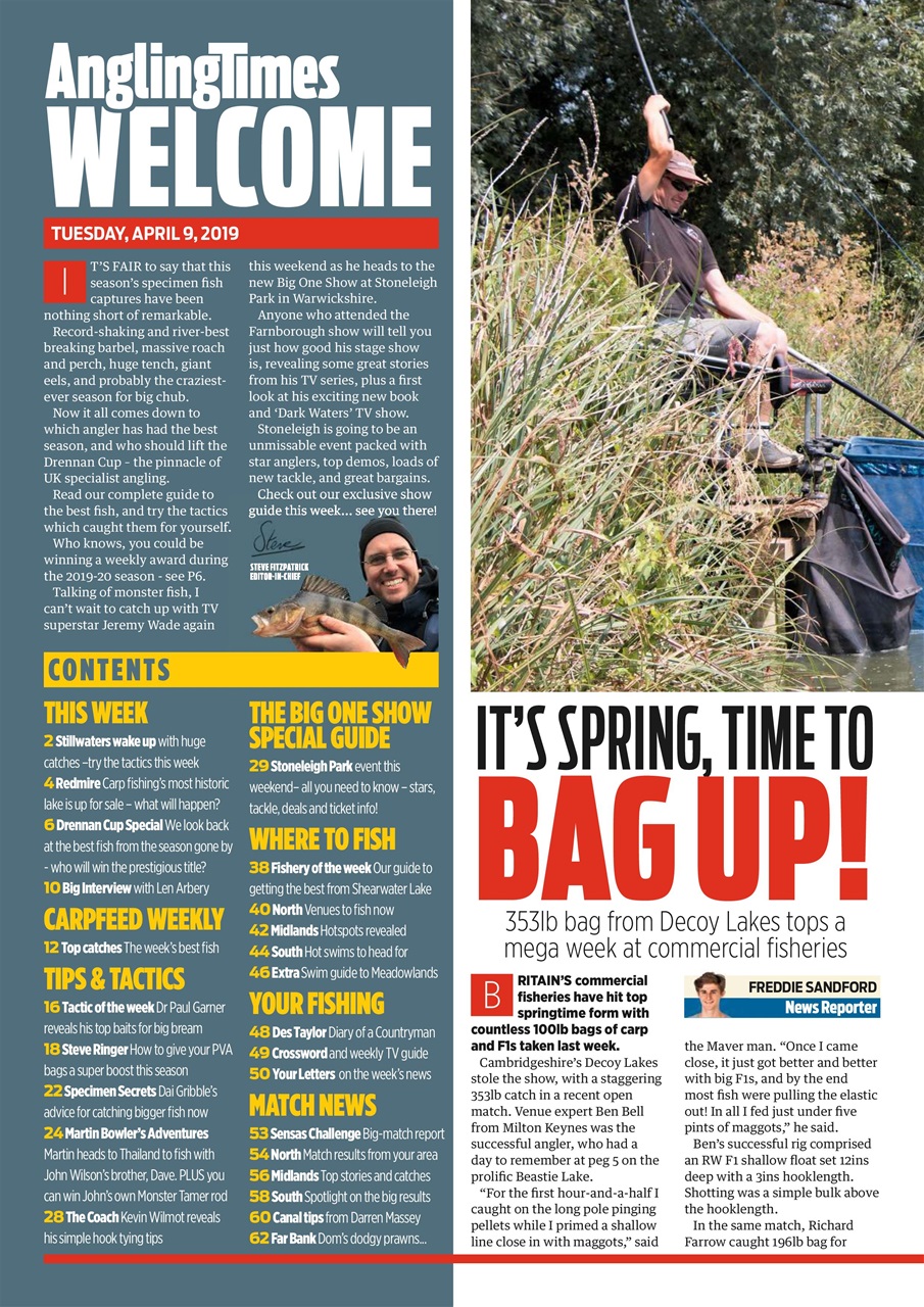 Angling Times Preview Pages