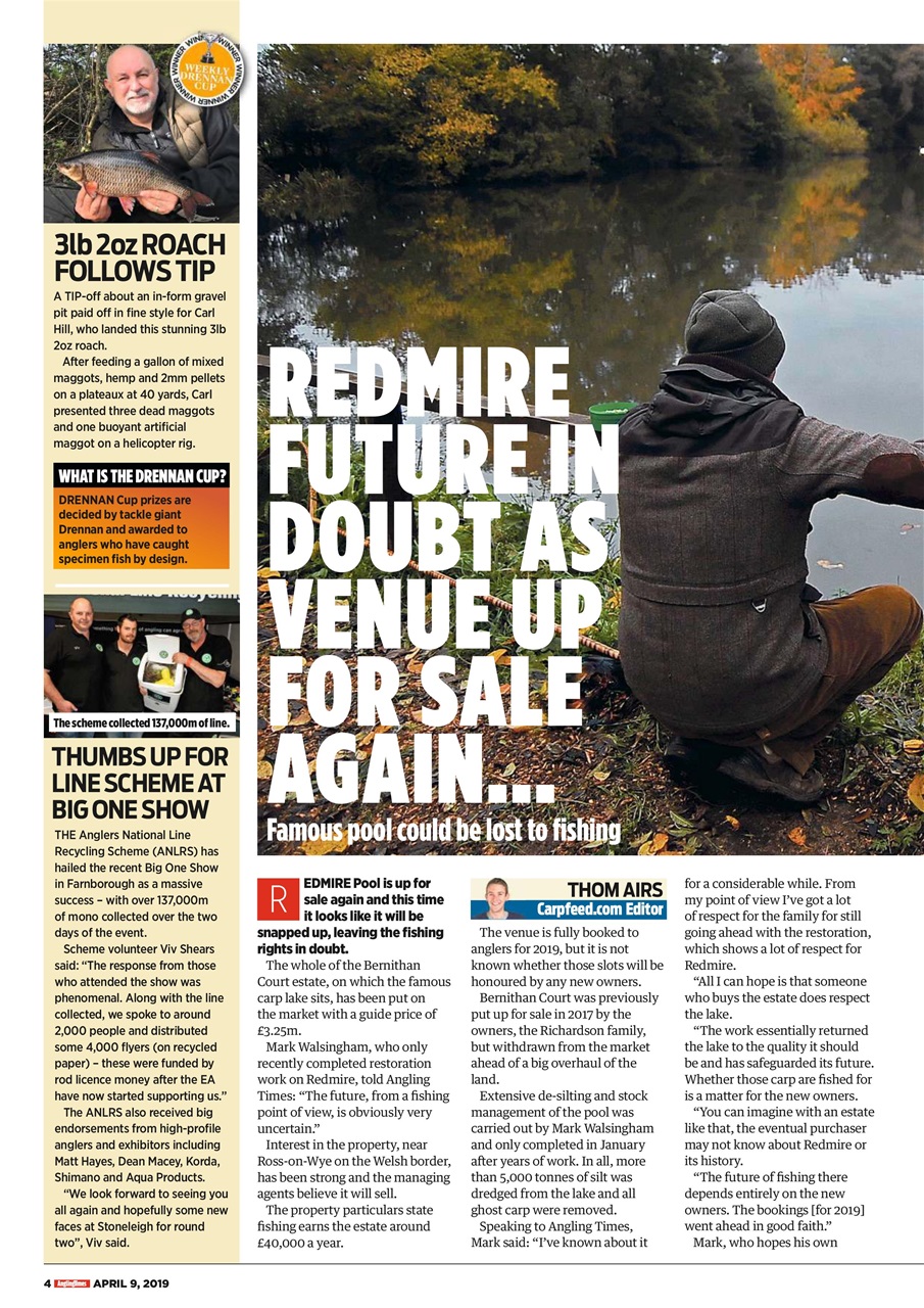 Angling Times Preview Pages