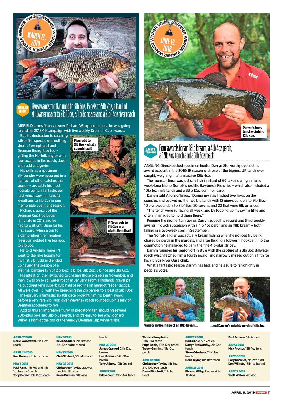 Angling Times Preview Pages