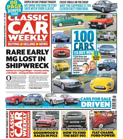 Classic Car Weekly issue 10th April 2019