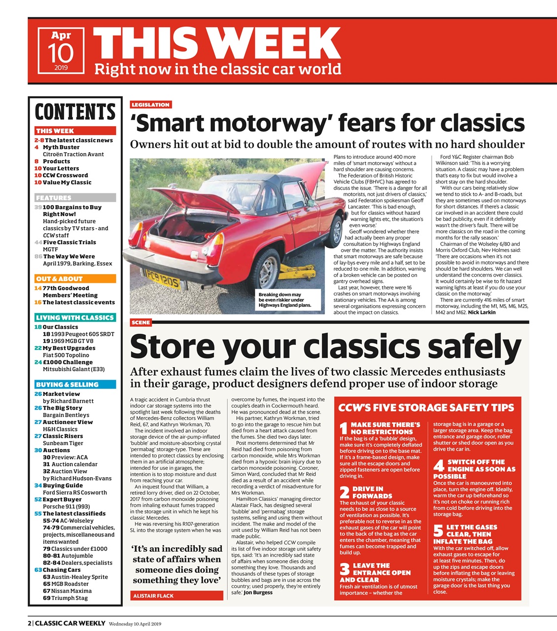 Classic Car Weekly Preview Pages