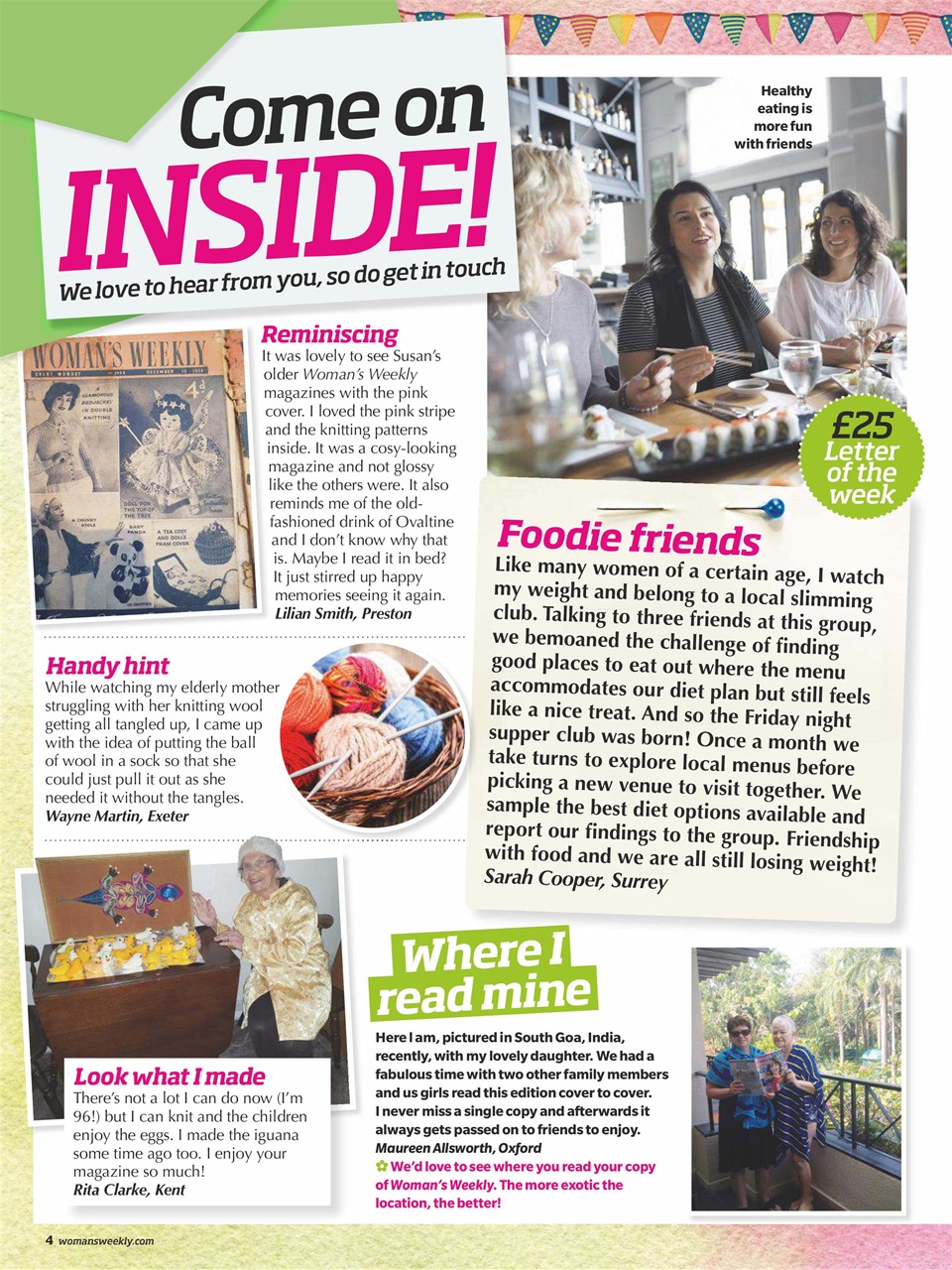 Woman's Weekly Preview Pages