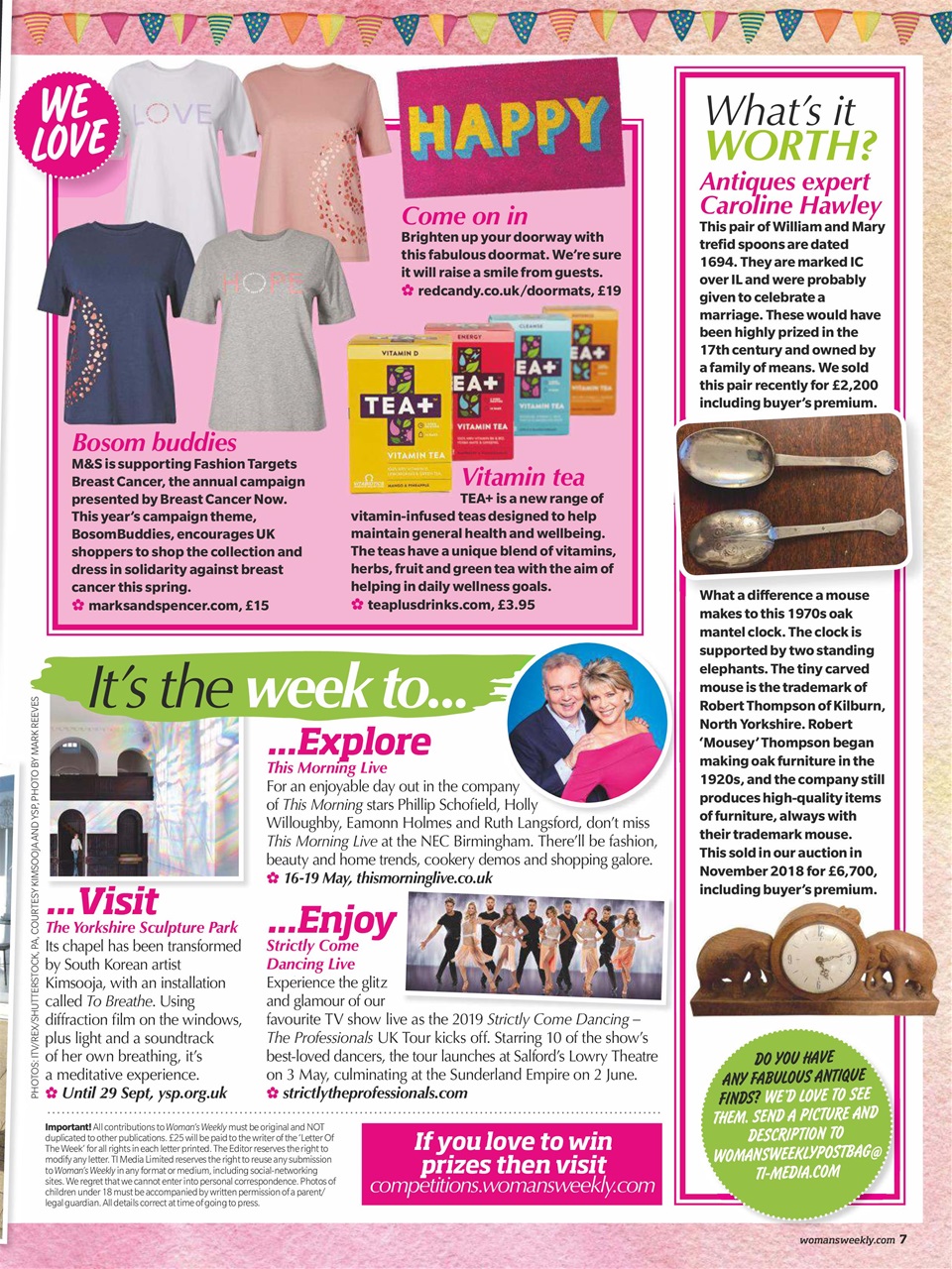 Woman's Weekly Preview Pages