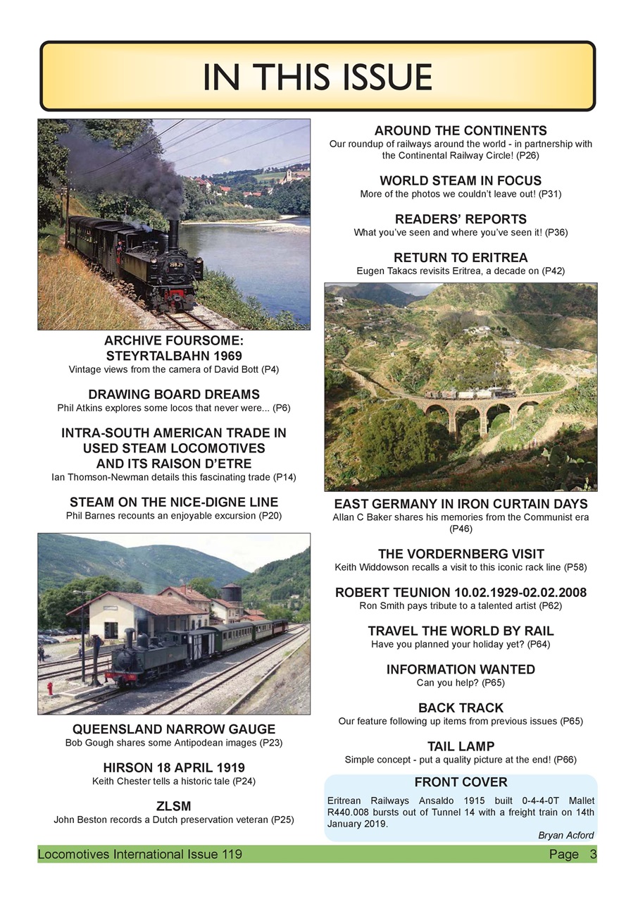 Locomotives International Preview Pages