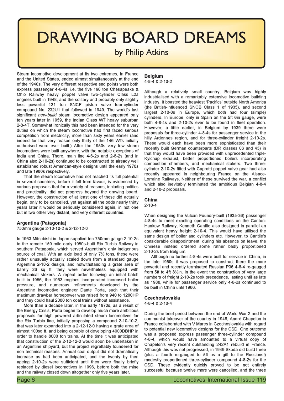 Locomotives International Preview Pages