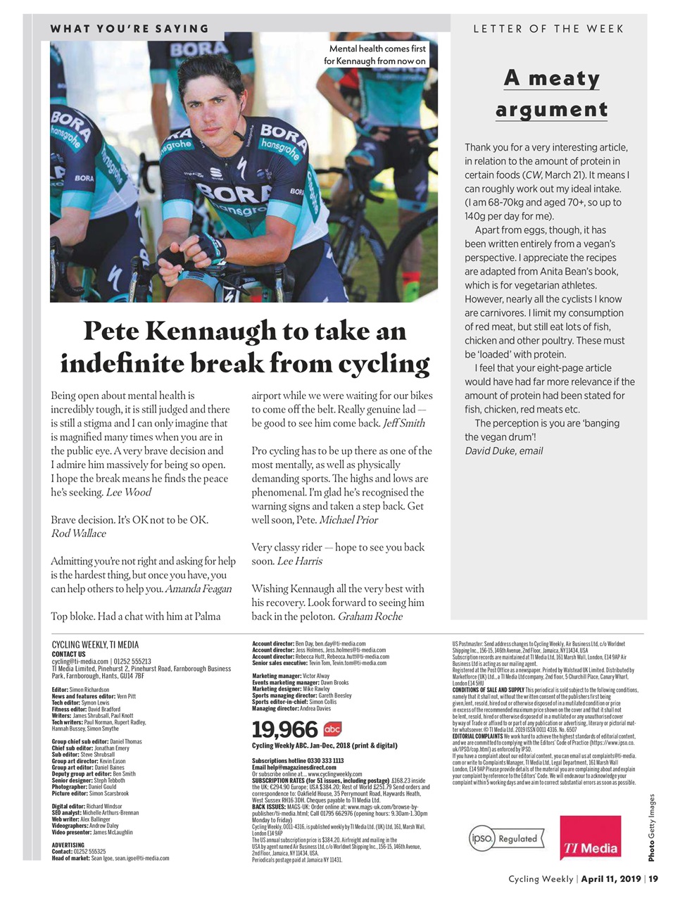 Cycling Weekly Preview Pages