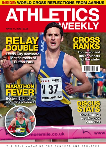 AW – Athletics Weekly Magazine issue April 9 2019