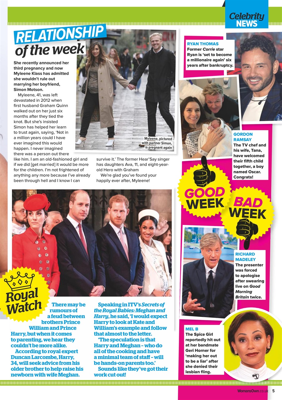 Woman's Own Preview Pages