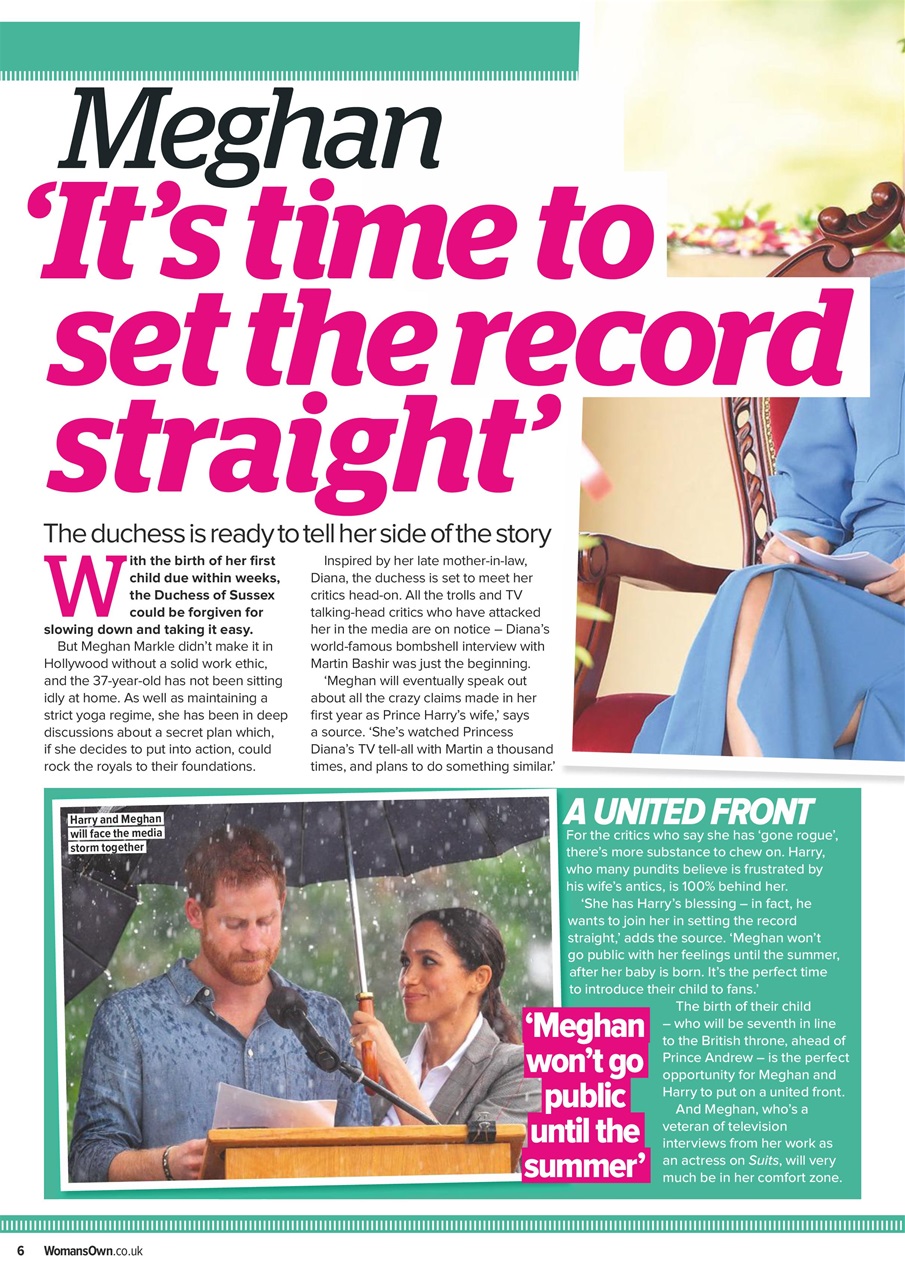 Woman's Own Preview Pages