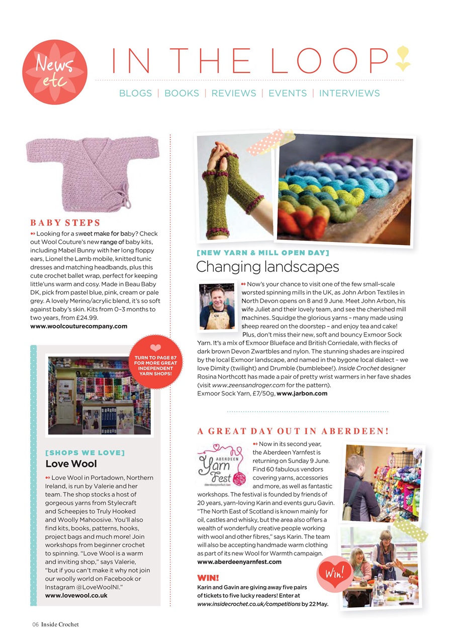 Inside Crochet Preview Pages