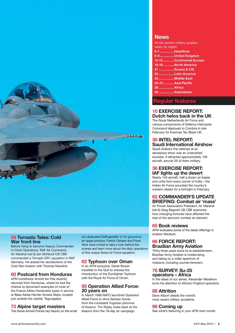 AirForces Monthly Preview Pages