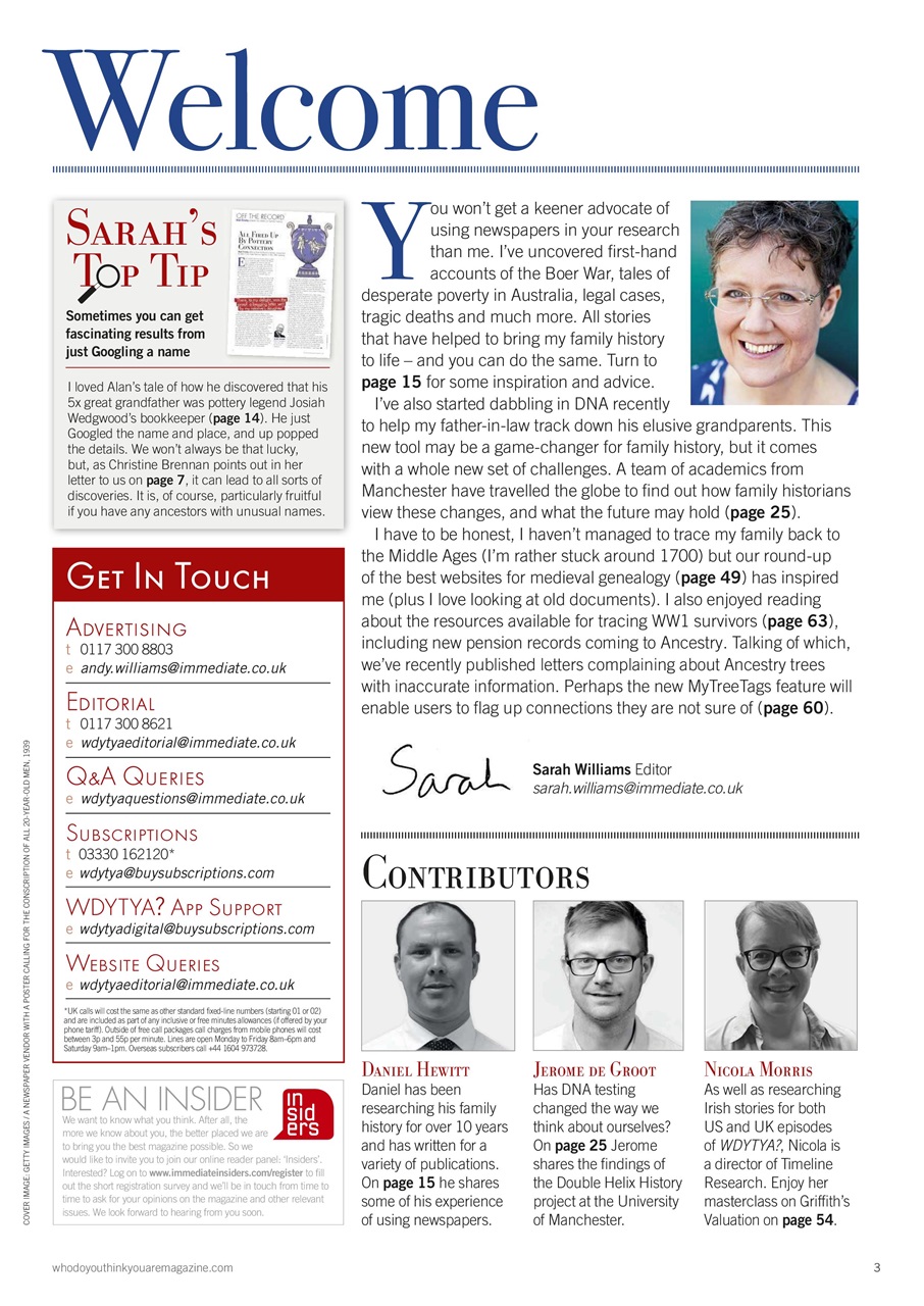 Who Do You Think You Are? Preview Pages