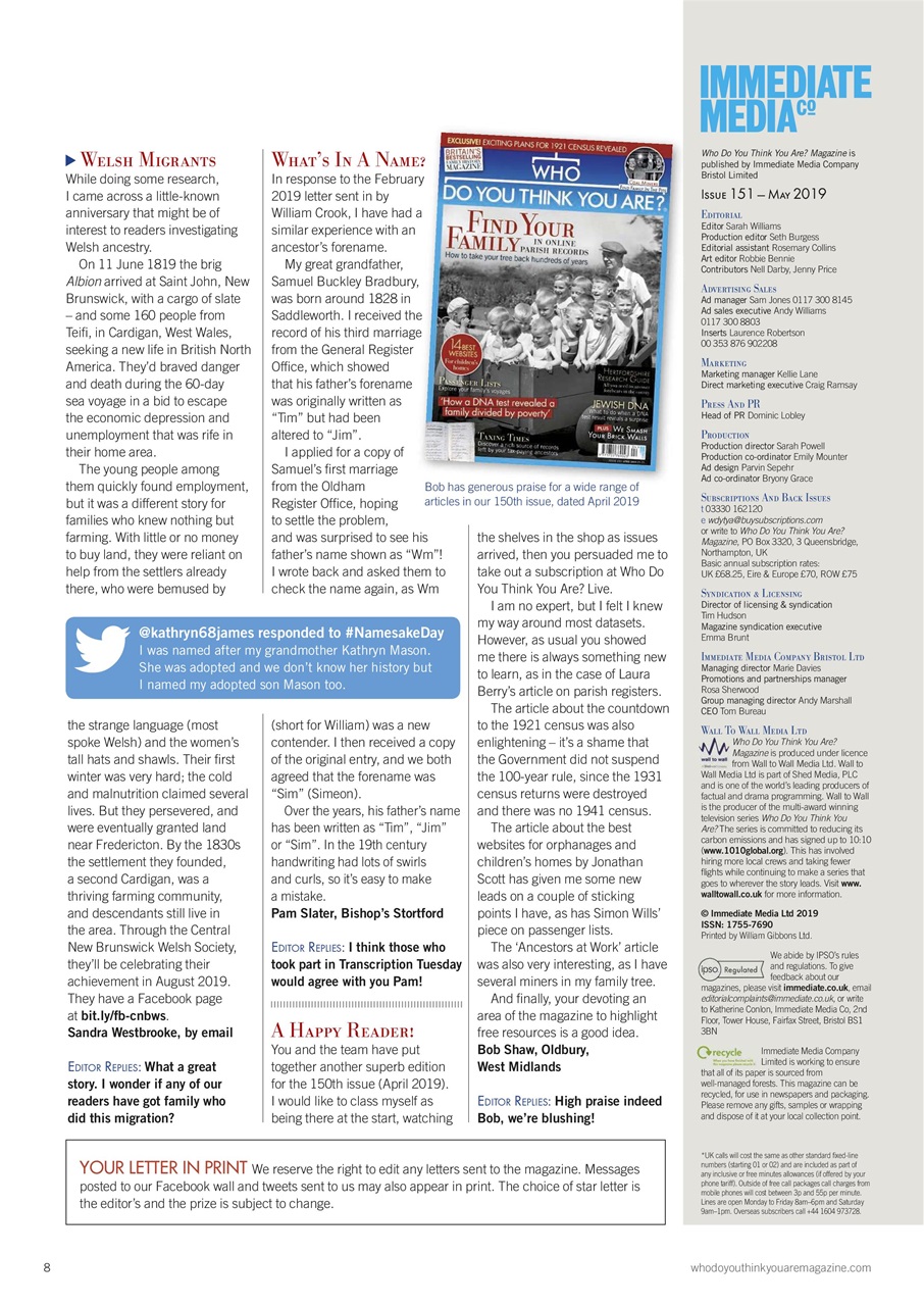 Who Do You Think You Are? Preview Pages