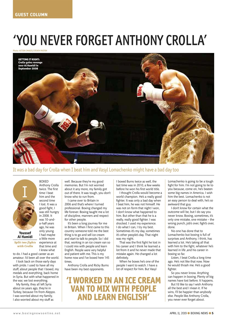Boxing News Preview Pages
