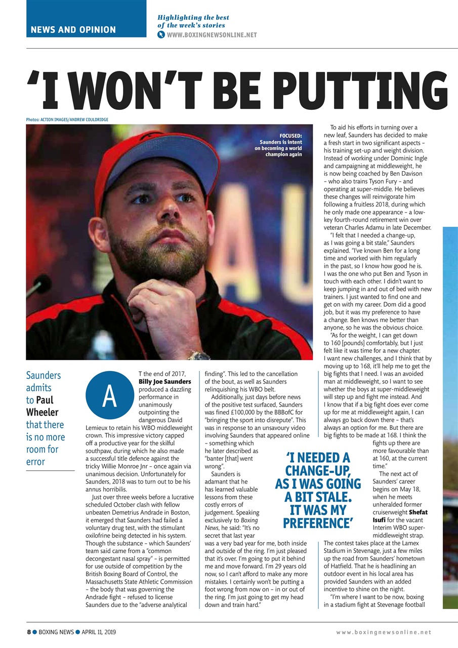 Boxing News Preview Pages