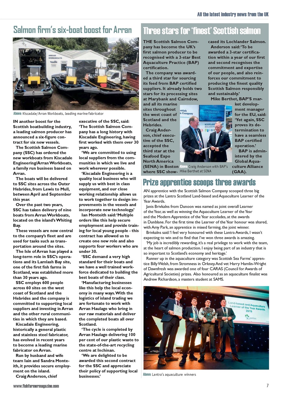 Fish Farmer Magazine Preview Pages