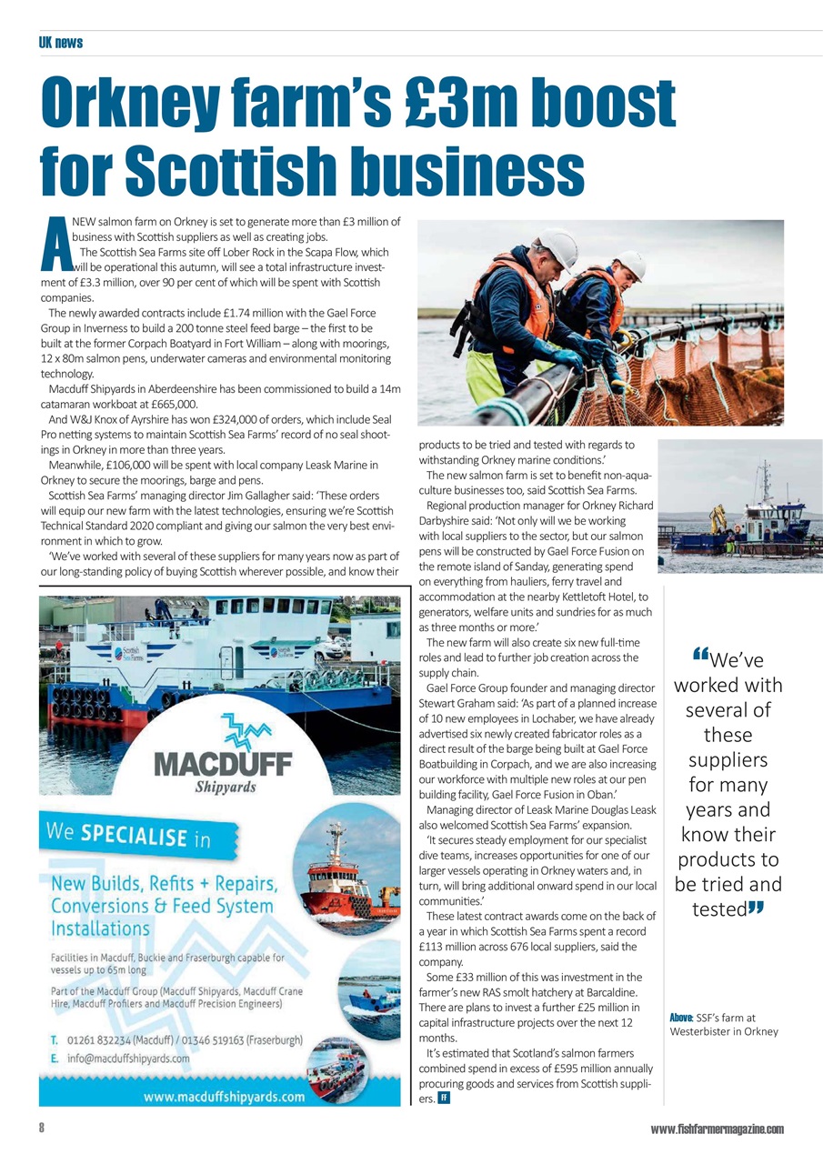 Fish Farmer Magazine Preview Pages