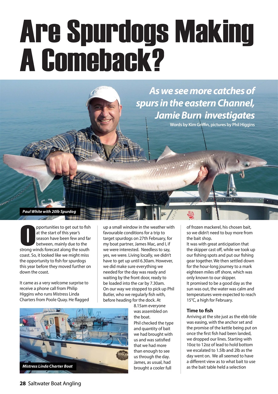 Saltwater Boat Angling Preview Pages