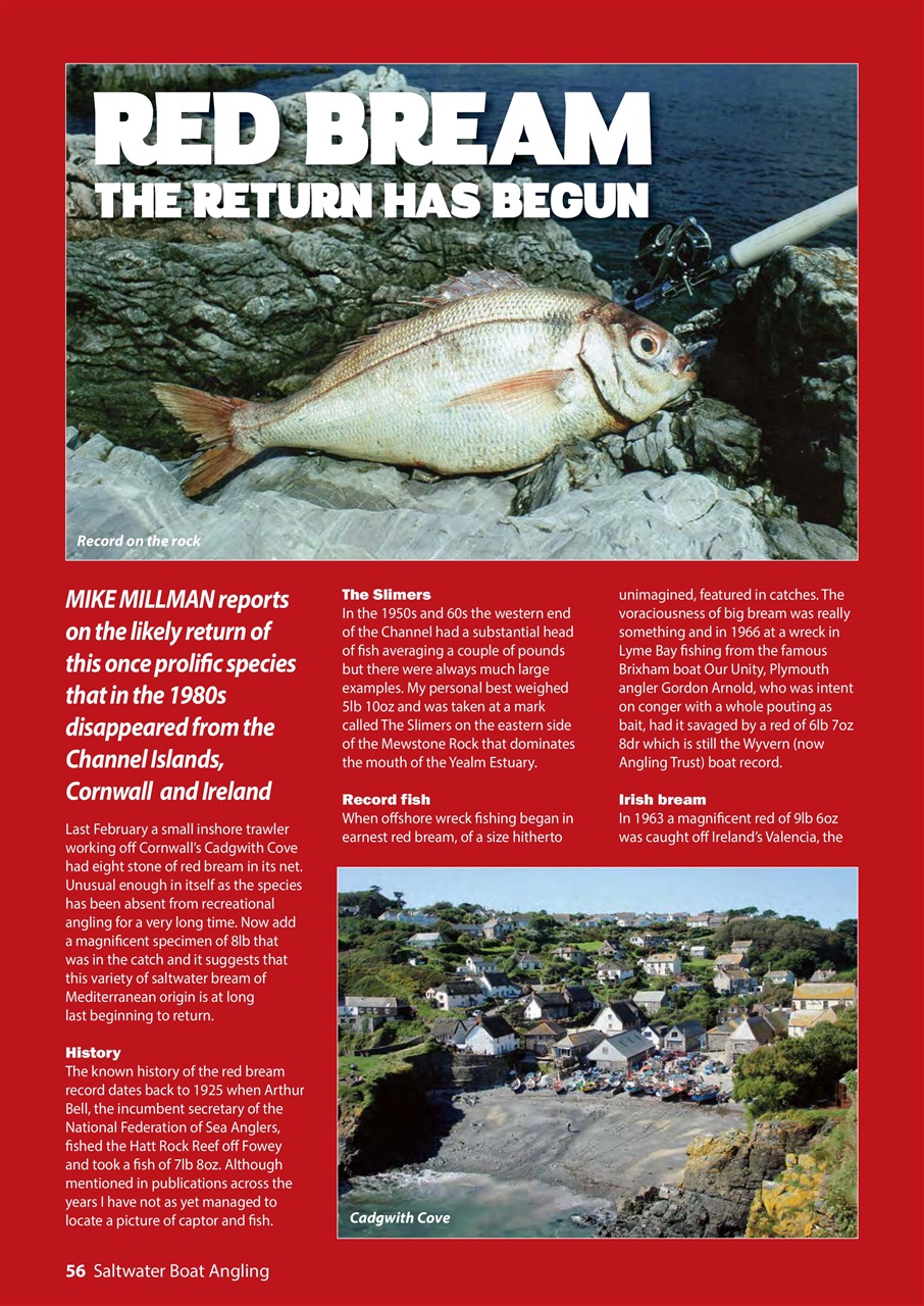 Saltwater Boat Angling Preview Pages