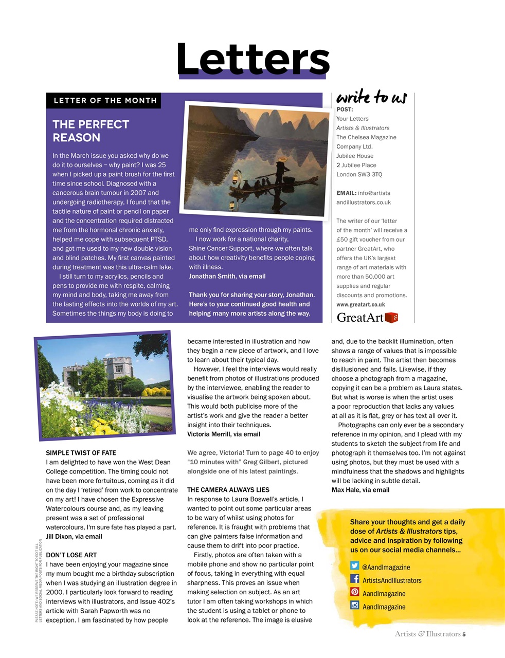 Artists & Illustrators Preview Pages