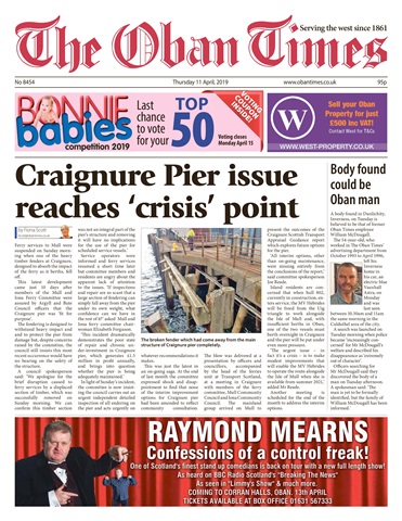 The Oban Times & Lochaber Times issue 11/04/2019