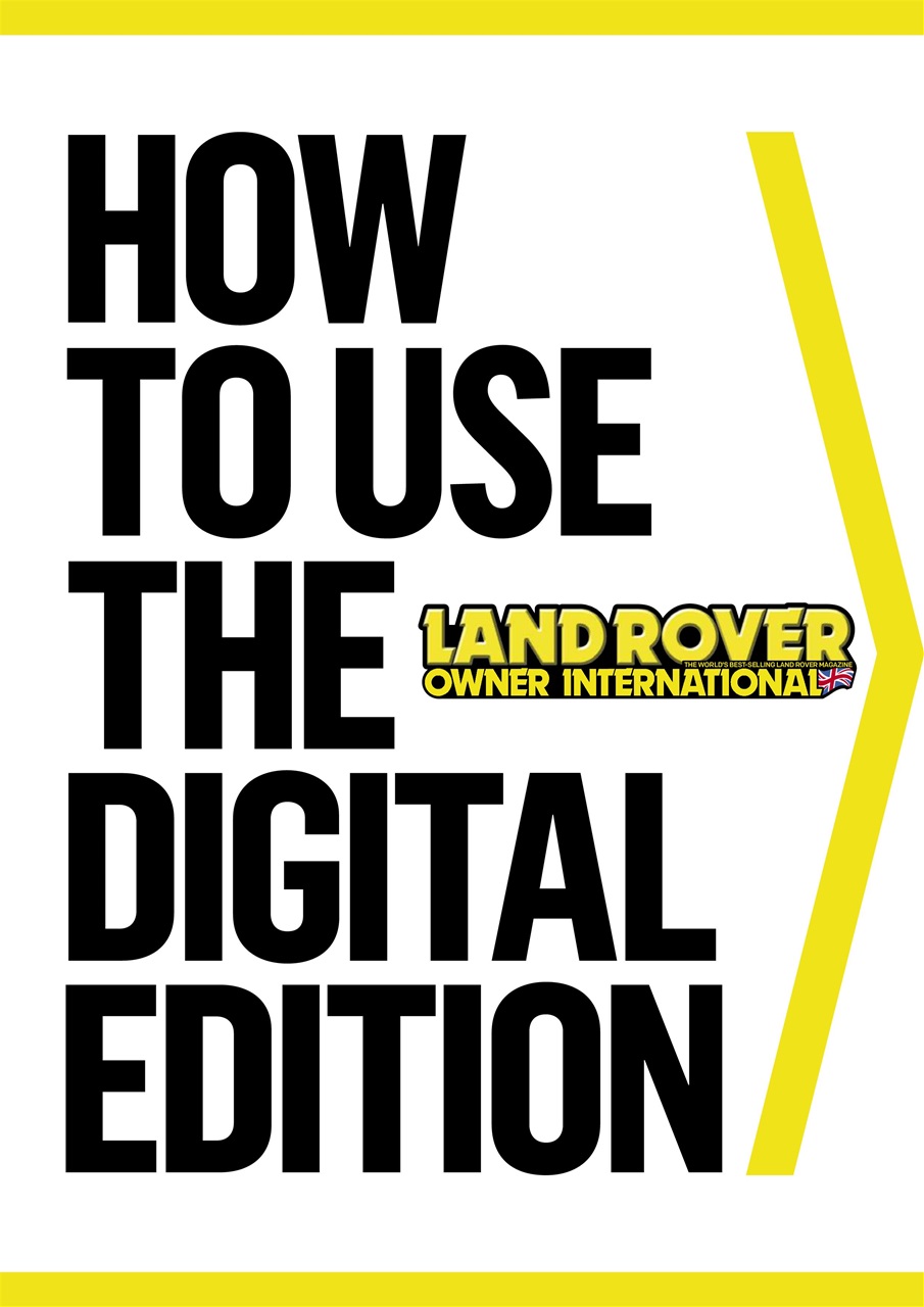 Land Rover Owner Preview Pages