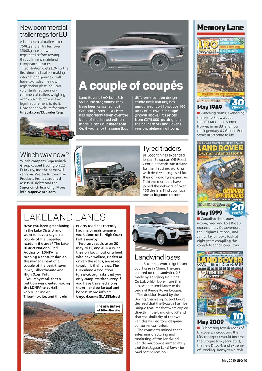 Land Rover Owner Preview Pages