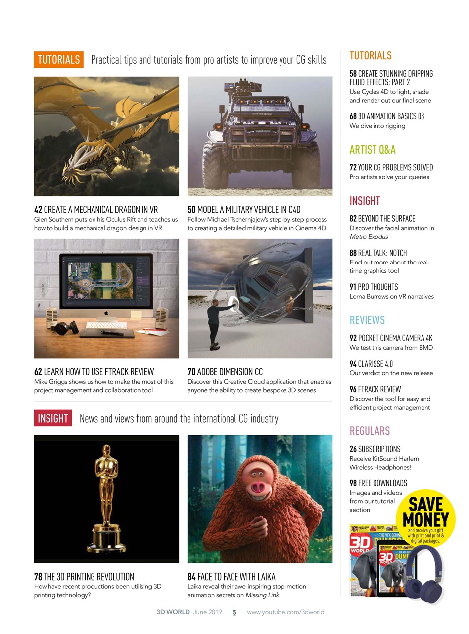 3D World Preview Pages