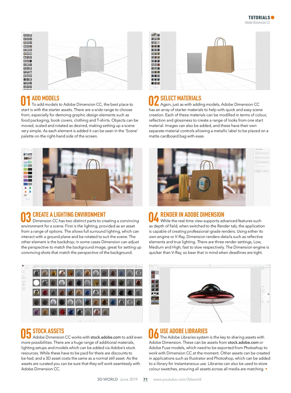 3D World Preview Pages