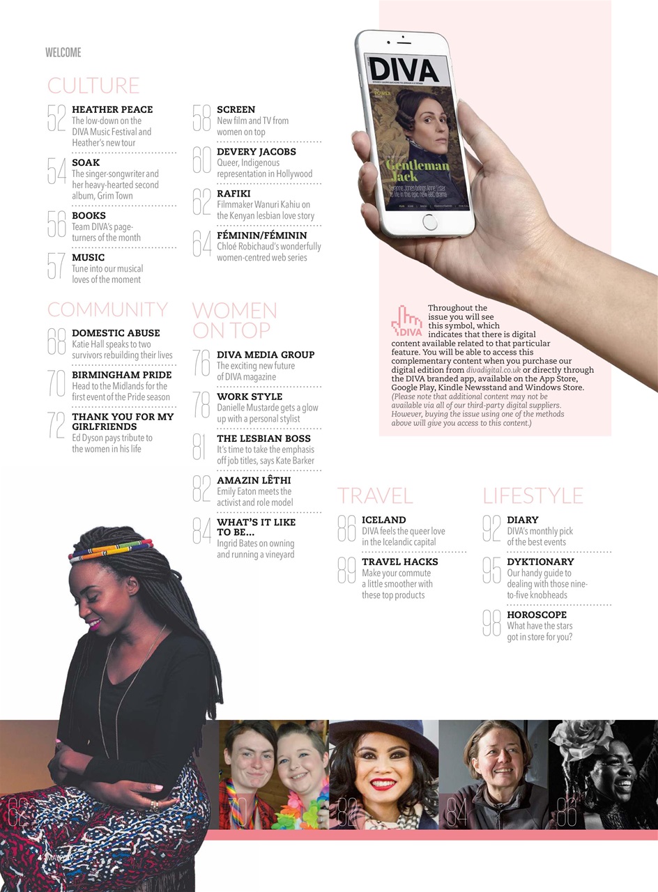 DIVA Magazine Preview Pages