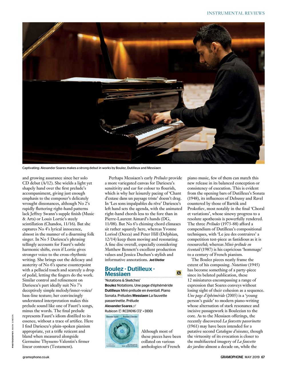 Gramophone Preview Pages