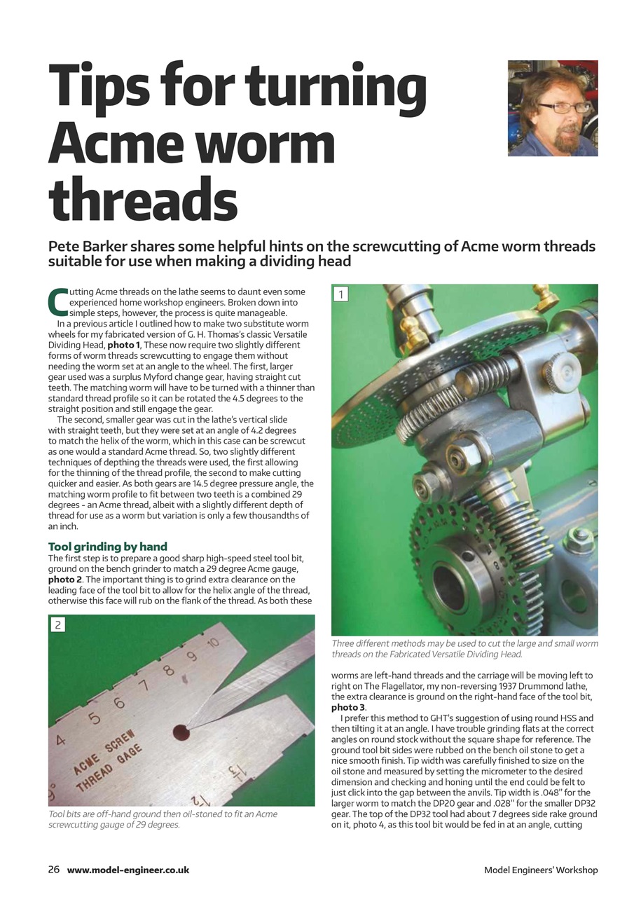 Model Engineer & Workshop Magazine Preview Pages