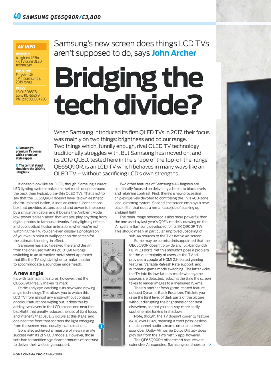 Home Cinema Choice Preview Pages