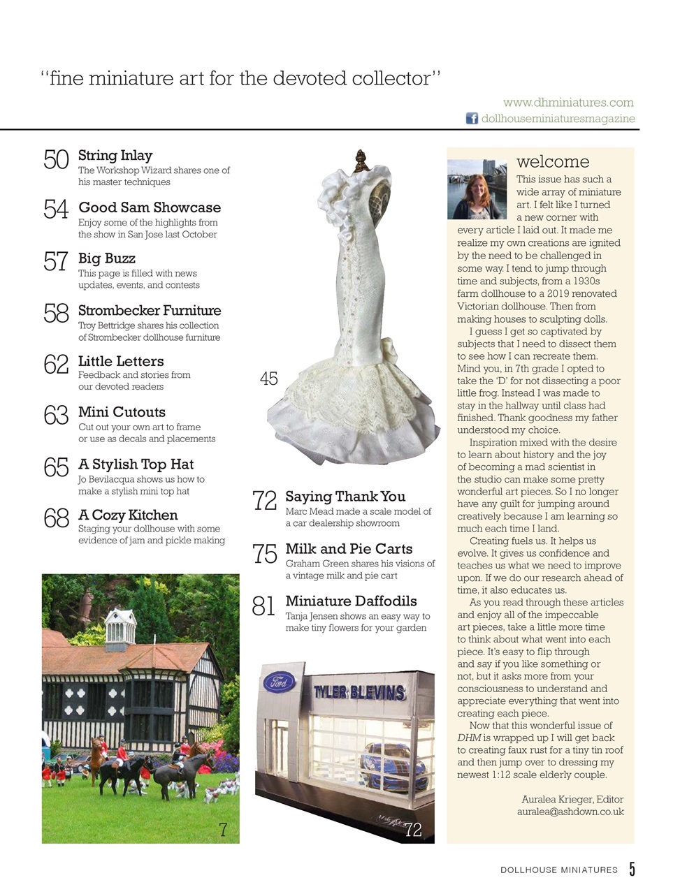 Dollhouse Miniatures Preview Pages