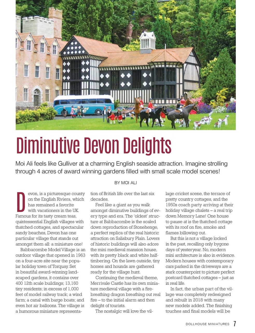 Dollhouse Miniatures Preview Pages