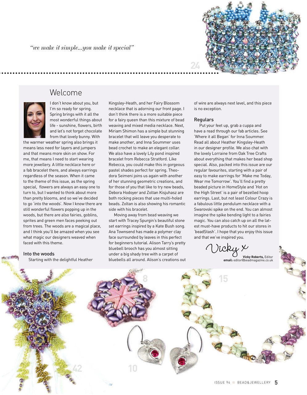 Bead & Jewellery Magazine Preview Pages