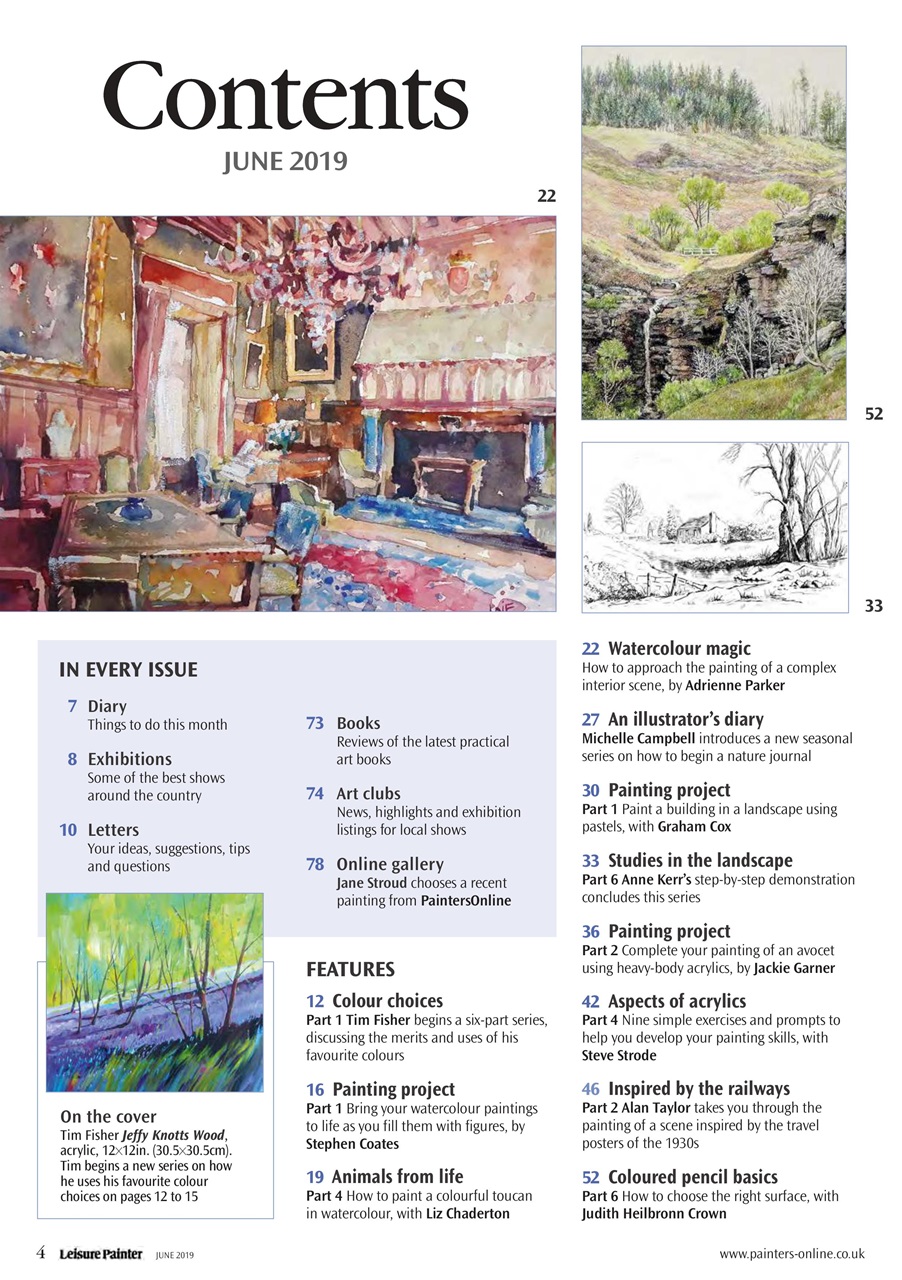 Leisure Painter & The Artist Preview Pages