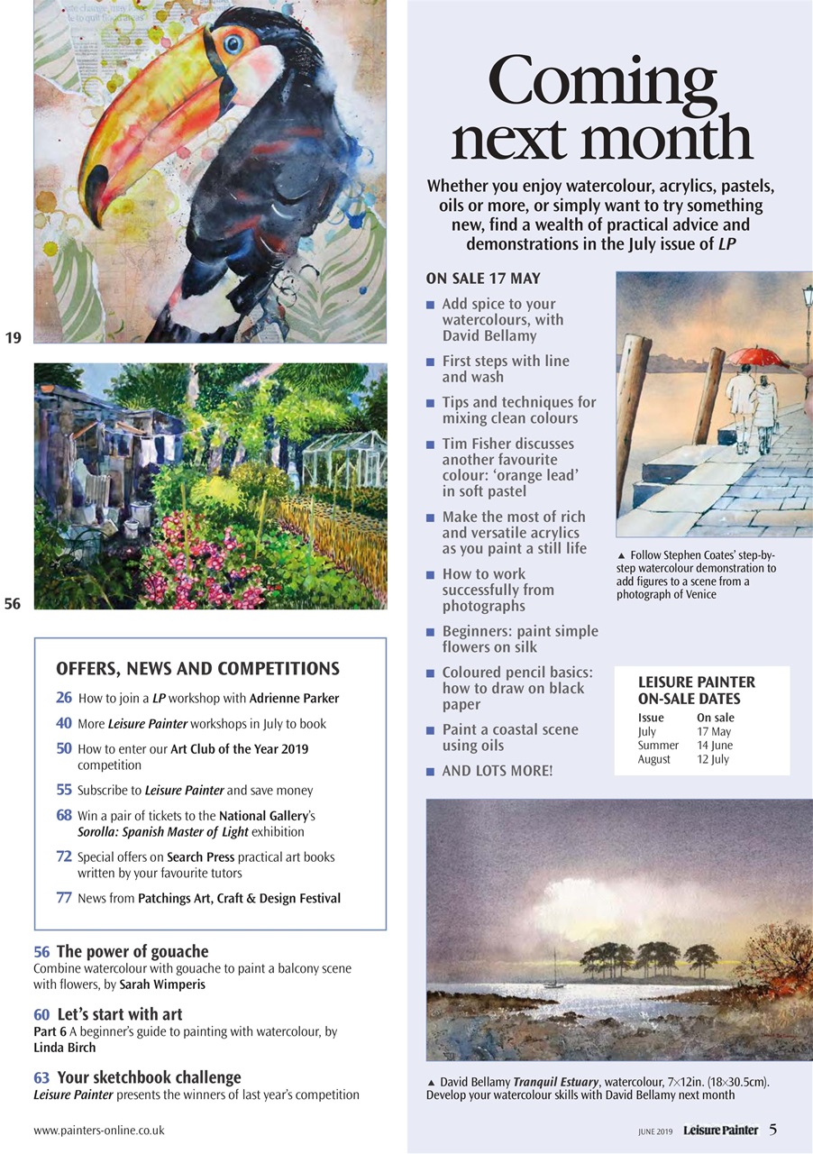 Leisure Painter & The Artist Preview Pages