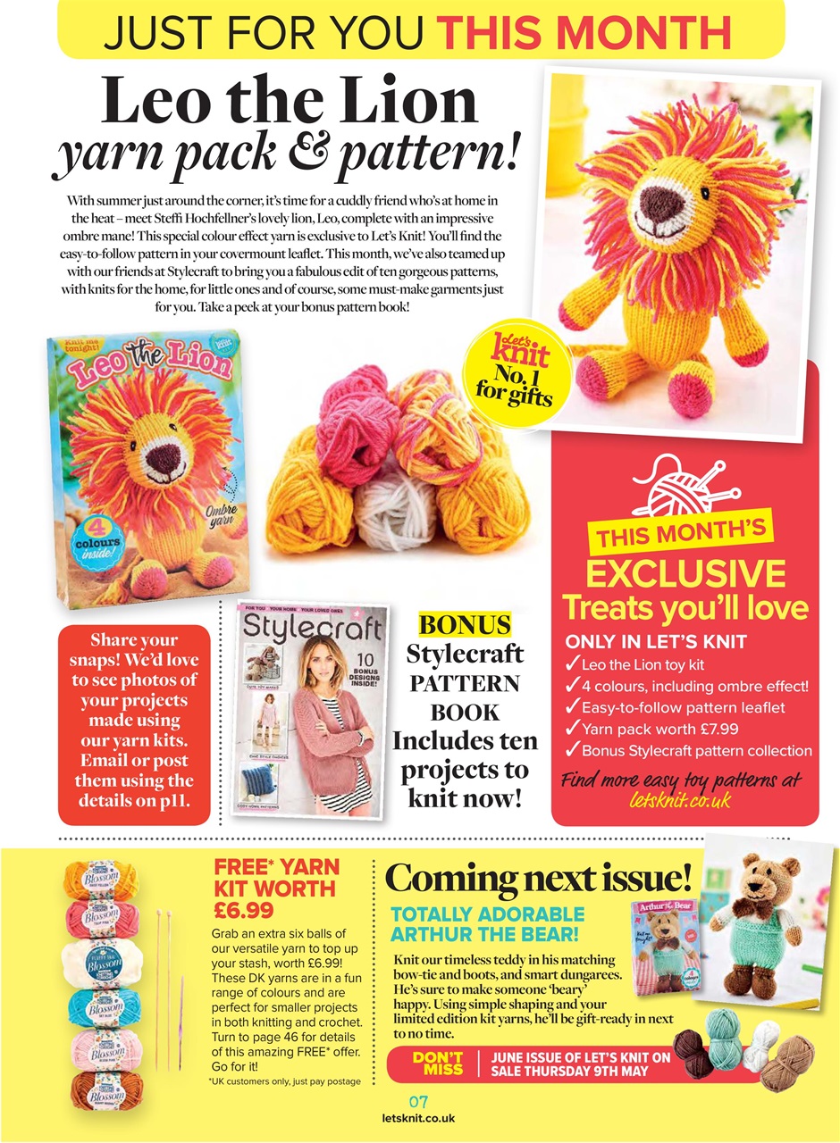 Let's Knit Preview Pages