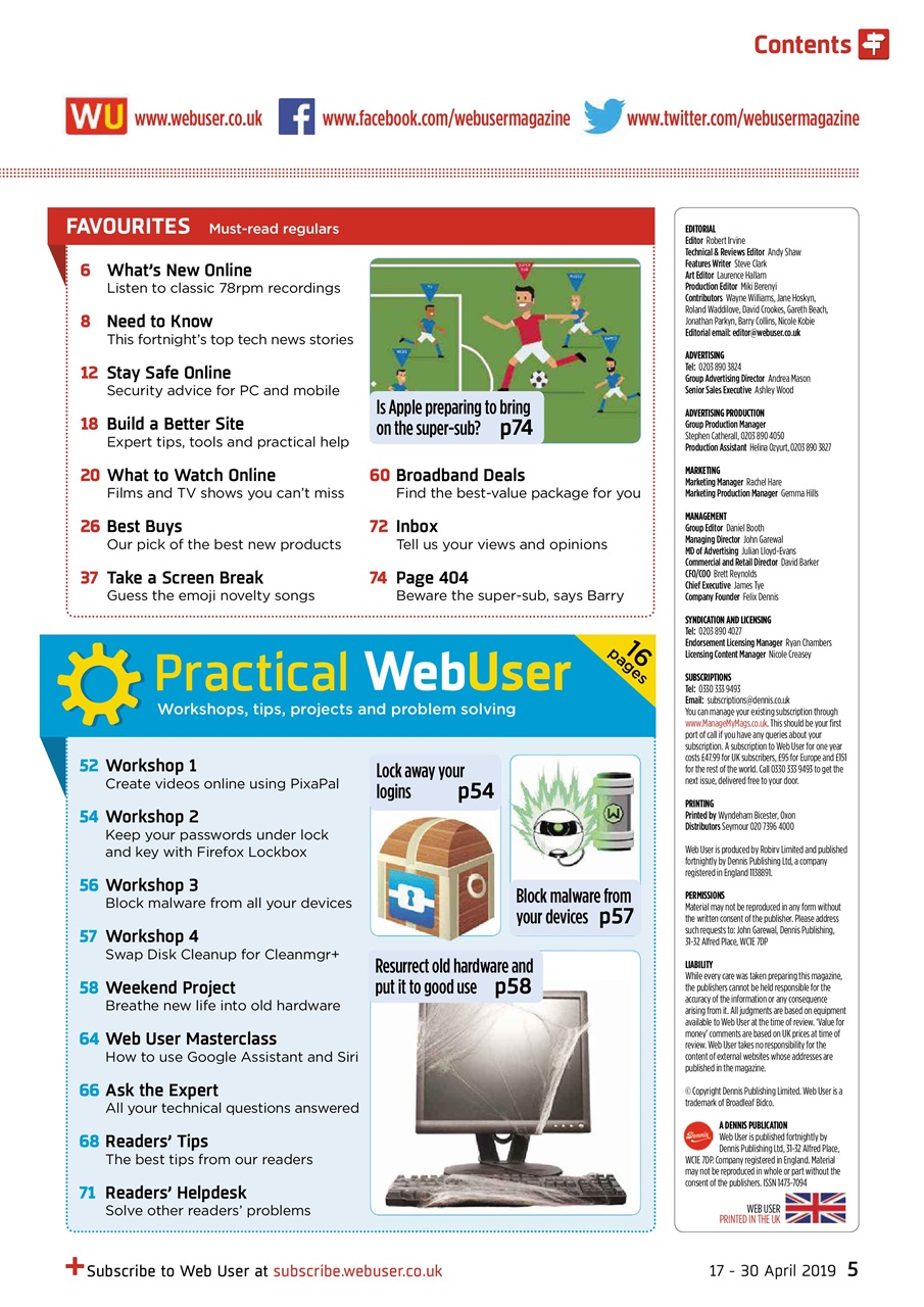 Webuser Preview Pages