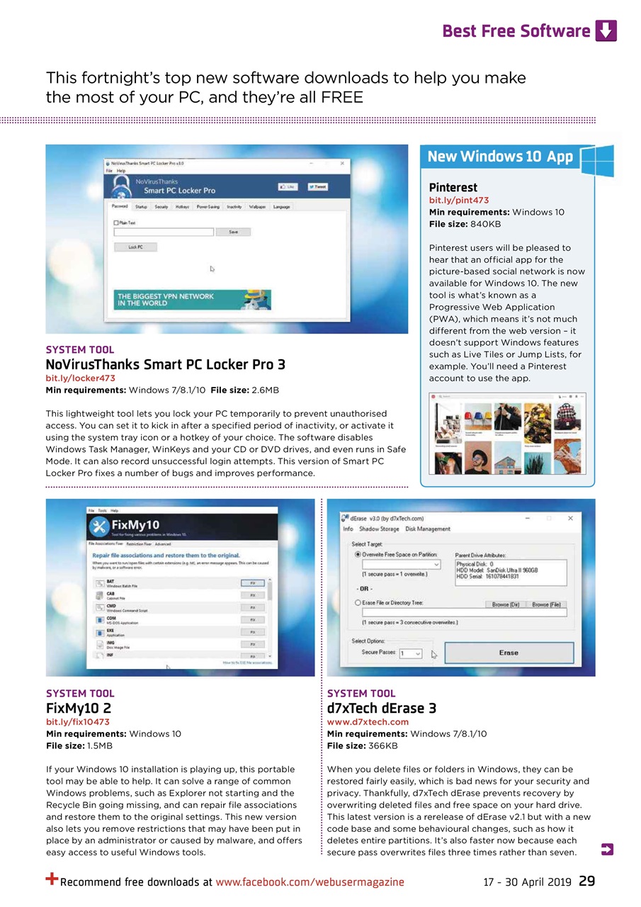 Webuser Preview Pages