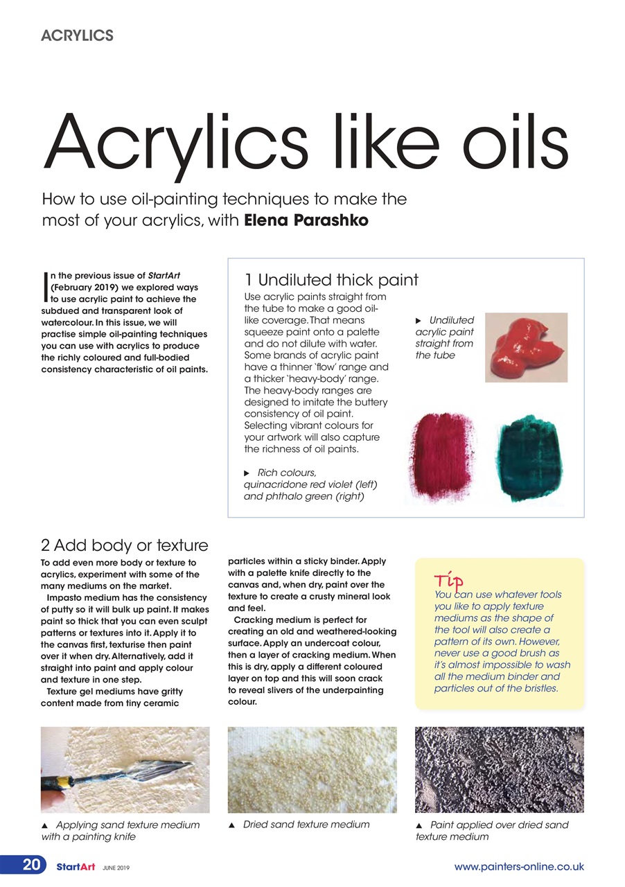 Start Art Preview Pages