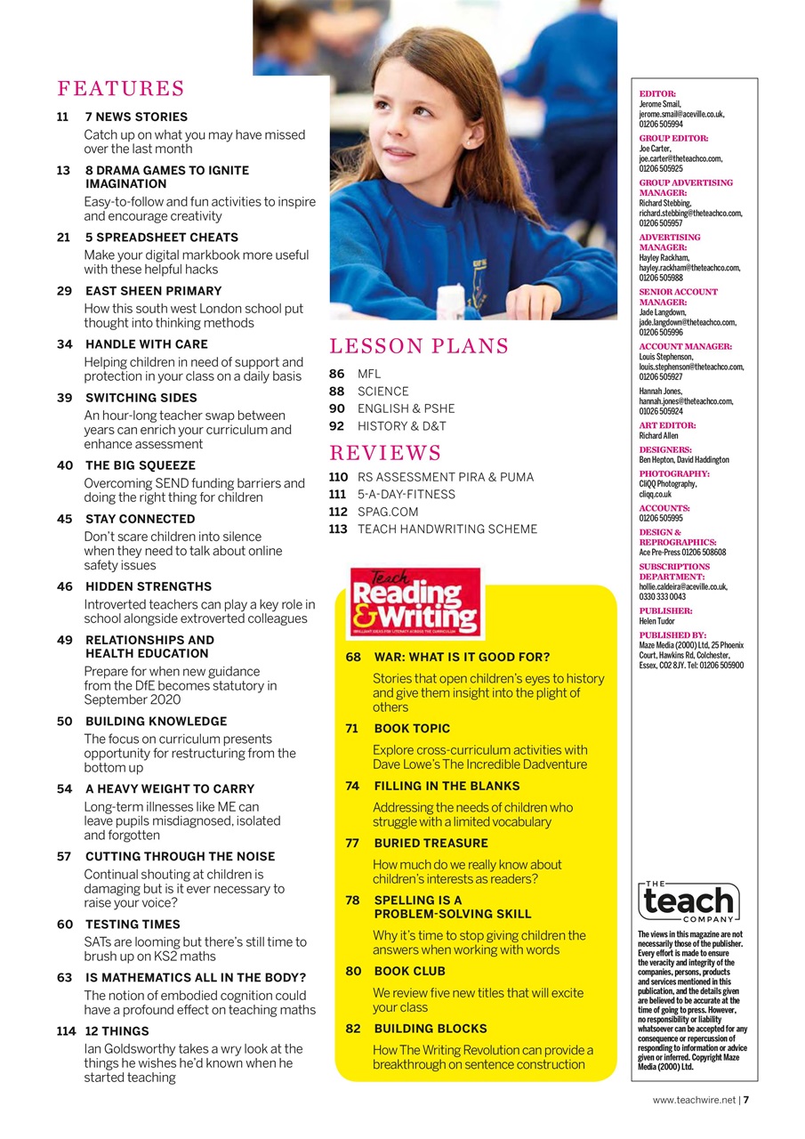 Teach Primary Preview Pages