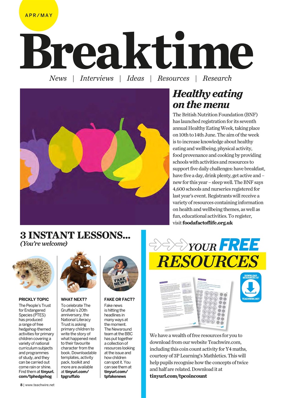 Teach Primary Preview Pages