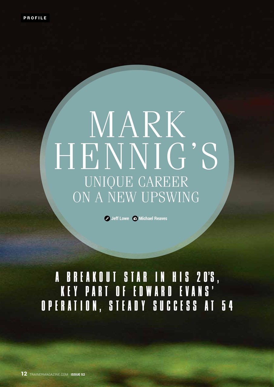 North American Trainer Magazine - horse racing Preview Pages